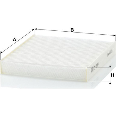 MANN-FILTER CU 19 001 Innenraumfilter, Partikelfilter MANN-FILTER CU 19 001 Innenraumfilter, Partikelfilter