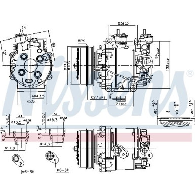 Kompressor, Klimaanlage 890035 Kompressor, Klimaanlage 890035