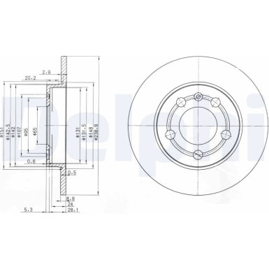 Bremsscheibe BG3738 Bremsscheibe BG3738