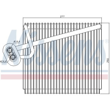 Verdampfer, Klimaanlage 92289 Verdampfer, Klimaanlage 92289