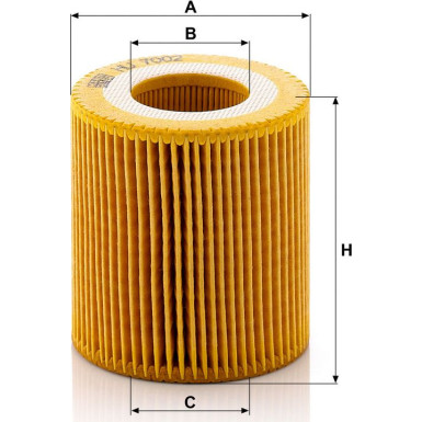 Mann-Filter Ölfilter HU 7002 Z