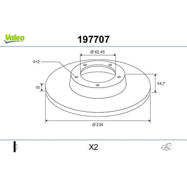 Bremsscheibe 197707