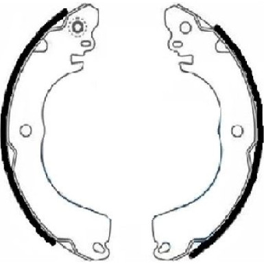 Hella Bremsbackensatz 8DB 355 022-311 Hella Bremsbackensatz 8DB 355 022-311