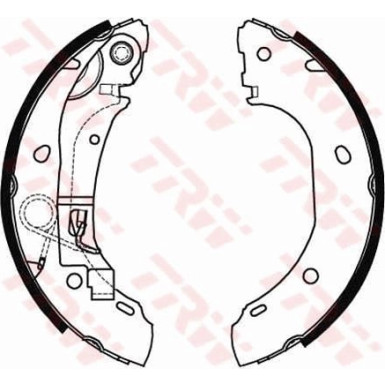 Bremsbackensatz GS8472 Bremsbackensatz GS8472