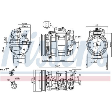 Kompressor, Klimaanlage 890191 Kompressor, Klimaanlage 890191