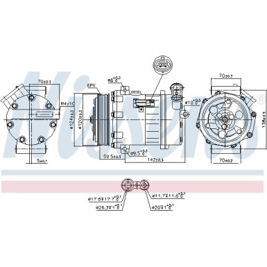 Kompressor, Klimaanlage 890063 Kompressor, Klimaanlage 890063