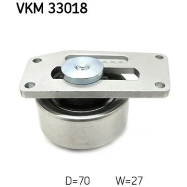 Spannrolle, Keilrippenriemen VKM 33018 Spannrolle, Keilrippenriemen VKM 33018