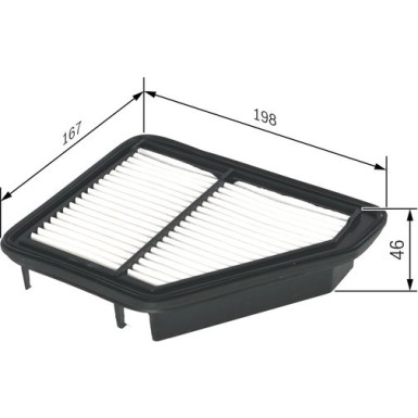 BOSCH F 026 400 132 Luftfilter BOSCH F 026 400 132 Luftfilter