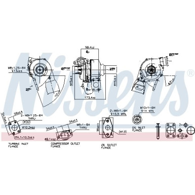 Nissens Turbolader 93037