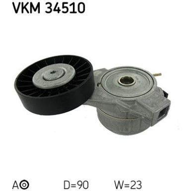SKF Spannrolle, Keilrippenriemen VKM 34510