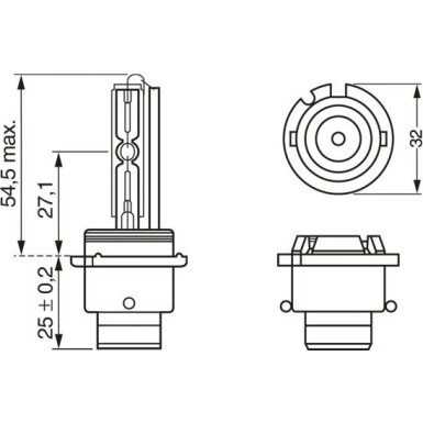 Glühlampe, Hauptscheinwerfer 1 987 302 903