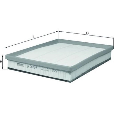 Luftfilter LX 2076/3 Luftfilter LX 2076/3