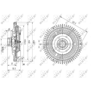 NRF Kupplung, Kühlerlüfter 49581