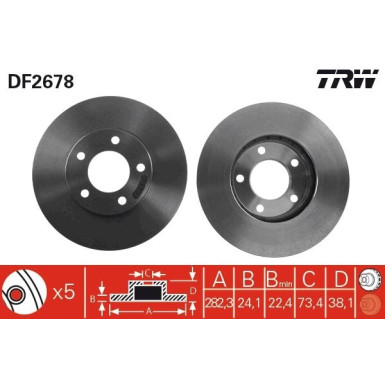 Bremsscheibe DF2678