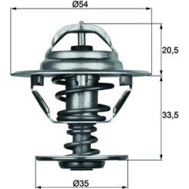 Thermostat, Kühlmittel TX 8 83D Thermostat, Kühlmittel TX 8 83D