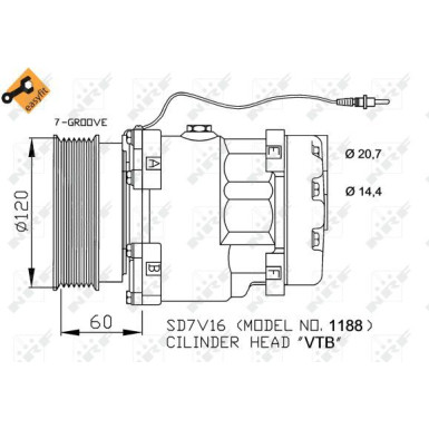 Kompressor, Klimaanlage 32711