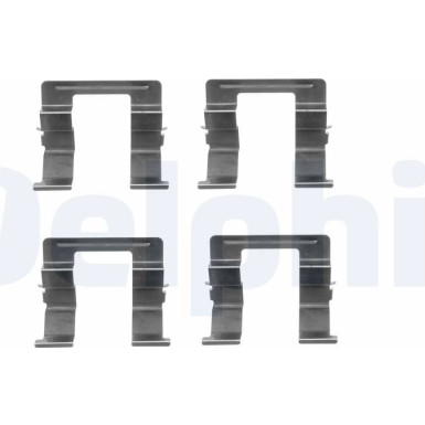 Delphi Zubehörsatz, Scheibenbremsbelag LX0420