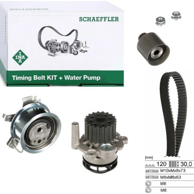 INA Wasserpumpe + Zahnriemensatz 530 0201 32