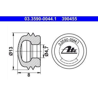 Verschluss-/Schutzkappe 03.3590-0044.1 Verschluss-/Schutzkappe 03.3590-0044.1