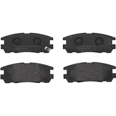 Brembo Bremsbelagsatz, Scheibenbremse PRIME LINE P 59 021 Brembo Bremsbelagsatz, Scheibenbremse PRIME LINE P 59 021