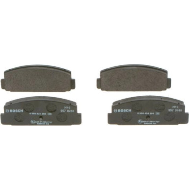 BOSCH Bremsbelagsatz, Scheibenbremse 0 986 424 295 BOSCH Bremsbelagsatz, Scheibenbremse 0 986 424 295