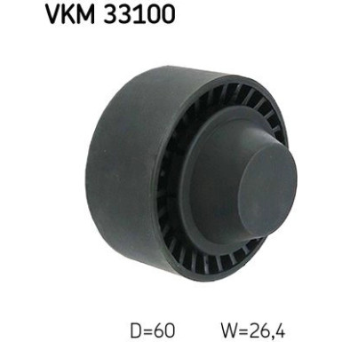 SKF Umlenk-/Führungsrolle, Keilrippenriemen VKM 33100