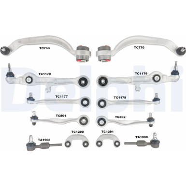 Delphi Reparatursatz, Querlenker TC1500KIT