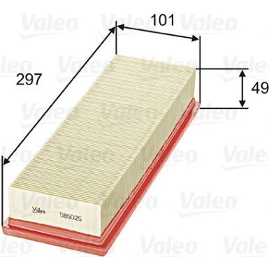 Valeo Luftfilter 585025