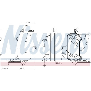 Ölkühler, Automatikgetriebe 90891 Ölkühler, Automatikgetriebe 90891