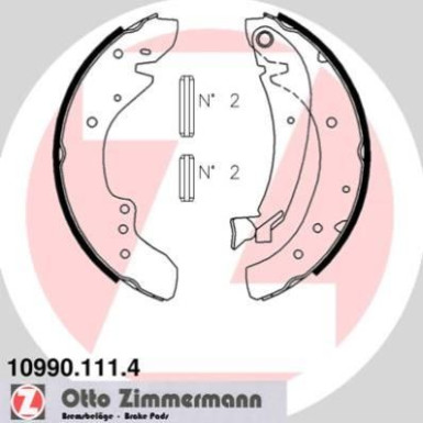 Zimmermann Bremsbackensatz 10990.111.4 Zimmermann Bremsbackensatz 10990.111.4
