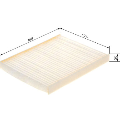 Filter, Innenraumluft 1 987 435 128 Filter, Innenraumluft 1 987 435 128