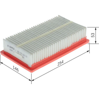 Luftfilter F 026 400 634 Luftfilter F 026 400 634