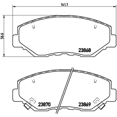 Brembo Bremsbelagsatz, Scheibenbremse PRIME LINE P 28 035 Brembo Bremsbelagsatz, Scheibenbremse PRIME LINE P 28 035