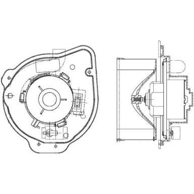 Mahle Innenraumgebläse BEHR Premium Line AB 135 000P