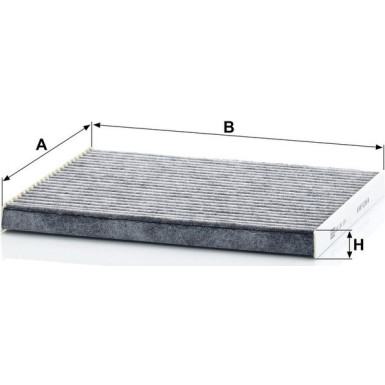 MANN-FILTER CUK 24 004 Innenraumfilter, Aktivkohlefilter MANN-FILTER CUK 24 004 Innenraumfilter, Aktivkohlefilter