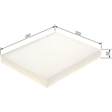 Filter, Innenraumluft 1 987 435 135 Filter, Innenraumluft 1 987 435 135