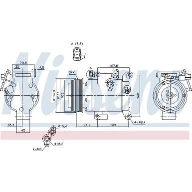 Kompressor, Klimaanlage 890045 Kompressor, Klimaanlage 890045