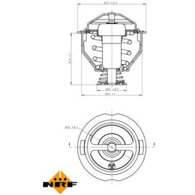Thermostat, Kühlmittel 725090 Thermostat, Kühlmittel 725090
