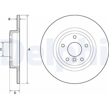 Delphi Bremsscheibe BG4766C Delphi Bremsscheibe BG4766C