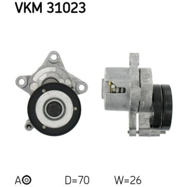 Spannrolle, Keilrippenriemen VKM 31023 Spannrolle, Keilrippenriemen VKM 31023