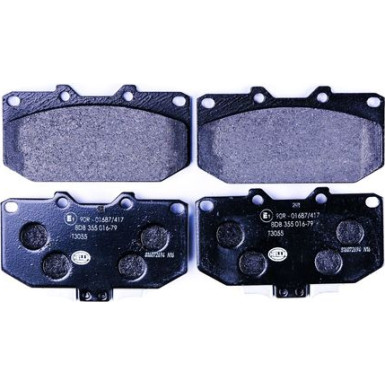 Hella Bremsbelagsatz, Scheibenbremse 8DB 355 016-791 Hella Bremsbelagsatz, Scheibenbremse 8DB 355 016-791