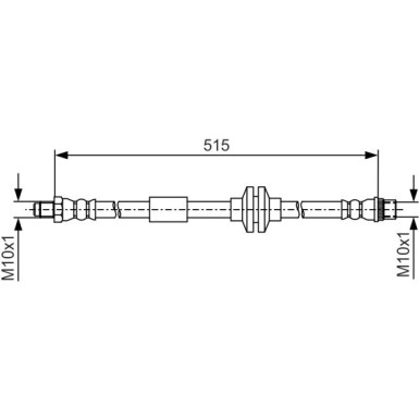 Bremsschlauch 1 987 481 A16