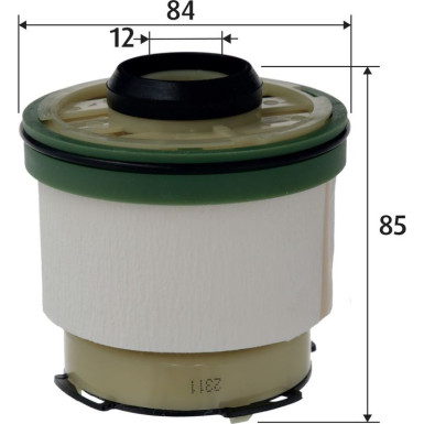 Kraftstofffilter 587949 Kraftstofffilter 587949