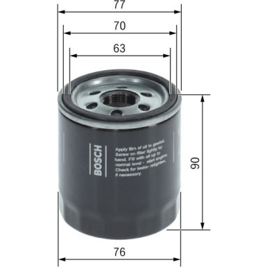 Ölfilter F 026 407 378 Ölfilter F 026 407 378