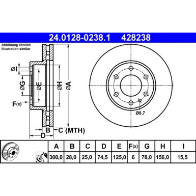 Bremsscheibe 24.0128-0238.1
