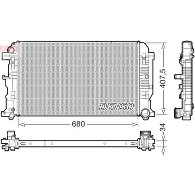 Kühler, Motorkühlung DRM32053 Kühler, Motorkühlung DRM32053