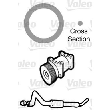 Dichtung, Kühlmittelrohrleitung 509744 Dichtung, Kühlmittelrohrleitung 509744