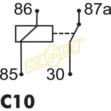 GEBE Relais, Arbeitsstrom 9 9293 1