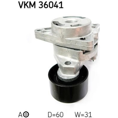 SKF Spannrolle, Keilrippenriemen VKM 36041