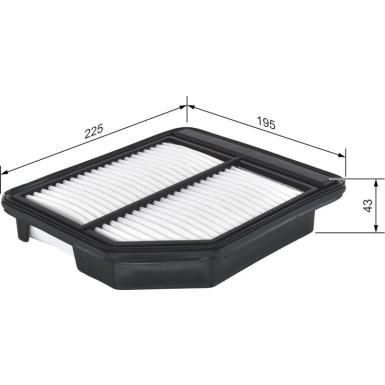 Luftfilter F 026 400 472 Luftfilter F 026 400 472